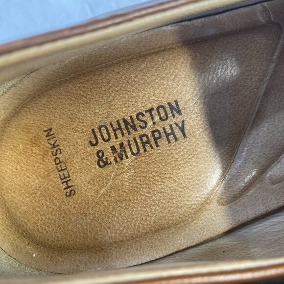 Johnston & Murphy Warner Penny Loafer 20-9592 Brown Leather Mens Dress Shoes 13M main image 10